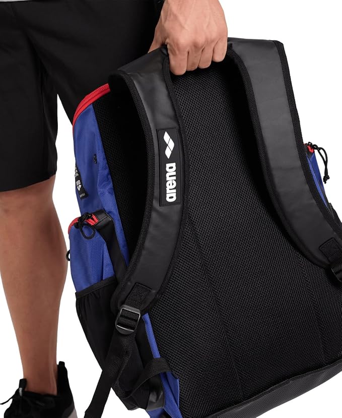 ARENA Spiky III Backpack 45 USA Swimming Athlete Sports Gym Rucksack Large Training Gear Equipment Swim Bag for Men and Women, 45 Liters, US Team - Image 5