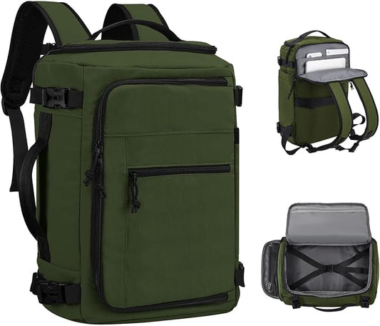 Carry On Travel Backpack Flight Approved Laptop Backpack for Women Men | Personal Item Travel Bag, Casual Weekender Daypack with Wet Pocket for Business, Hiking by TIDALFLASH