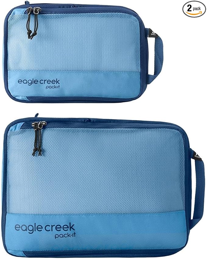 Eagle Creek Pack-It Isolate Compression - Lightweight Cube for Optimizing Luggage Space - Easy-Grab Zipper - Convenient Top Handle - Recycled Materials - Small by EagleCreek