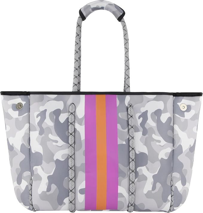 QOGiR Neoprene Multipurpose Beach Bag Tote with Inner Zipper Pocket … … … … - Image 9