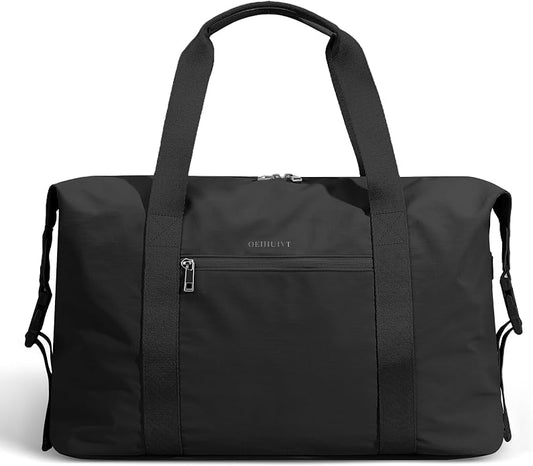 Women's Weekender bag Travel Duffel Bag with Shoe Compartment 21-inch Airline-Approved Carry-On, 2-Piece Overnight Bag Set Personal Item Luggage by GAYUAPEIABAG