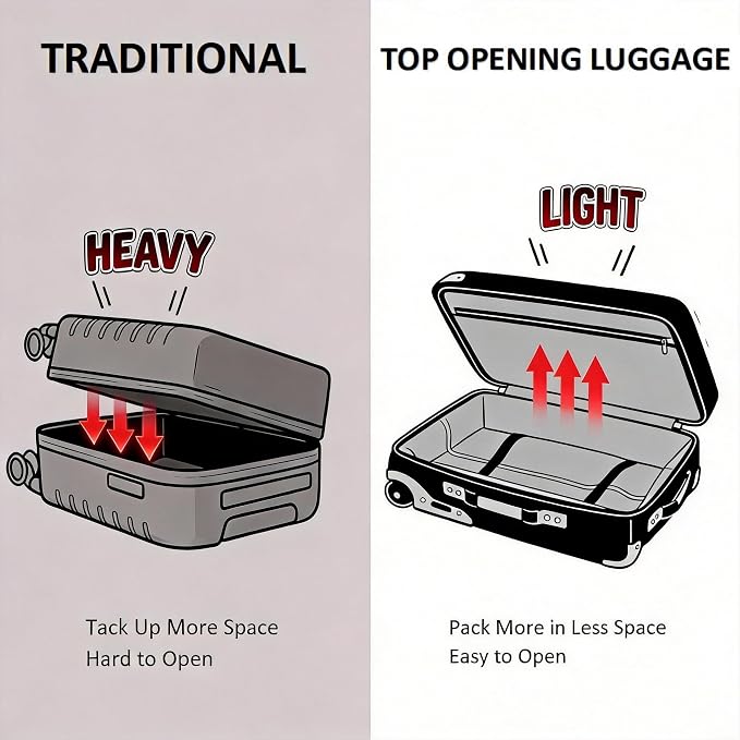 Modoker Rolling Garment Bag with Wheels, Garment Bags with Built-in TSA Lock, 22 Inch Travel Garment Bag Suitcase - Image 2