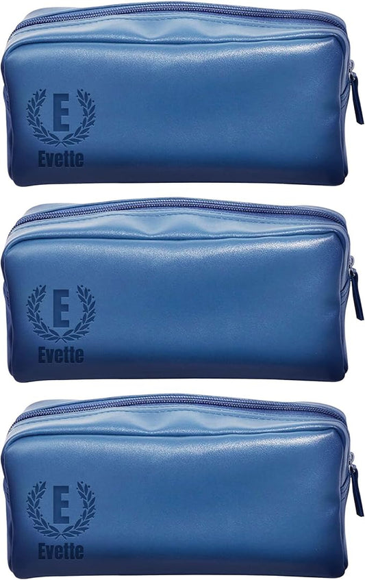 Leather Toiletry Bag for Men - Custom Toiletry Bag for Men - Personalized Toiletry Bag for Men - Custom Travel Toiletry Bag for Men, Mens Shaving Bag for Birthday, Holiday & Groomsmen Gifts (3, Blue) by Cusmiz
