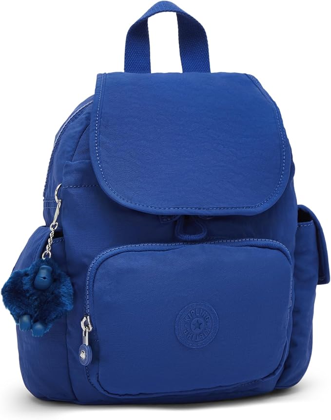 Kipling City Pack Mini Backpack, Lightweight Compact Daypack with Multiple Pockets, Adjustable Straps & Everyday Travel Backpack - Blazing Blue - Image 4