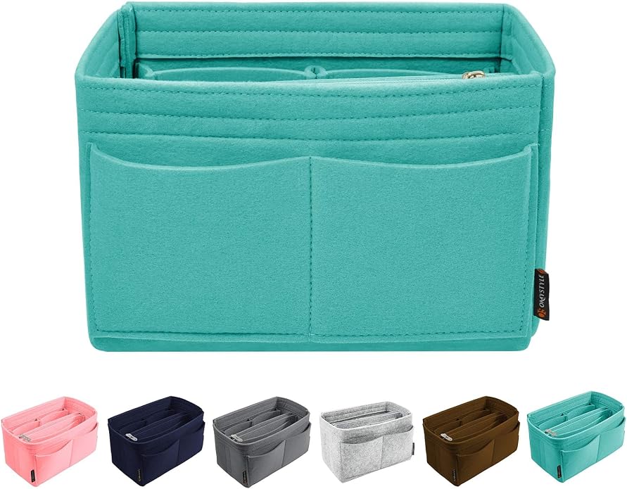 OMYSTYLE Purse Organizer Insert, Felt Tote Bag Organizer Insert with 5 Sizes, Handbag Dividers for Inside Purse, Compatible with Longchamp, Neverful, Speedy and More by OMYSTYLE