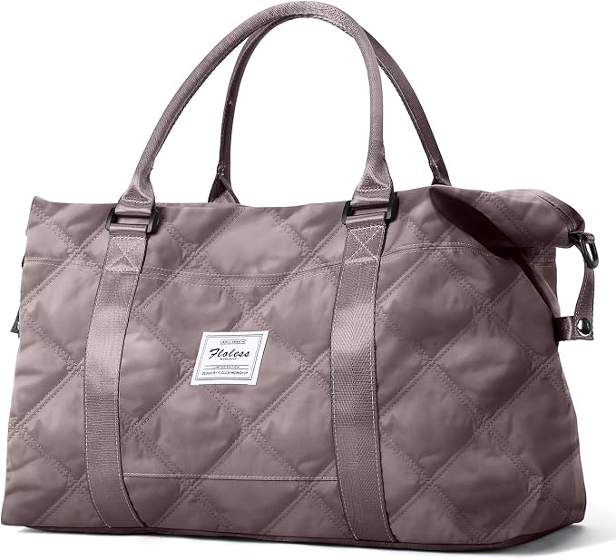 Travel Duffel Bag, Carry On Overnight Weekender Bags for Women | Travel Bag with Wet Pocket & Trolley Sleeve, For Spirit Airlines 18x14x8 Personal Item Bag by HYC00