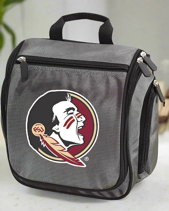 Broad Bay Florida State University Toiletry Bags Or Hanging FSU Shaving Kits (Gray) - Image 3