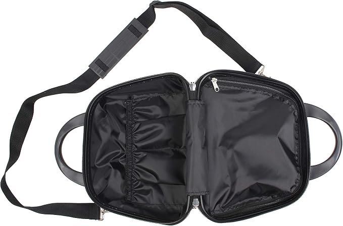Betsey Johnson Hardside Cosmetic Case - Lightweight Small Size Hardshell Travel Hand Makeup Bag - Adjustable Shoulder Strap - Bag for Women and Girls - Multi-Functional Case - Image 6