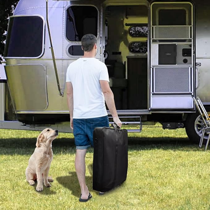42" Dog Playpen Storage Bag, Suitable for Foldable Exercise Pet Playpens, Dog Fence Travel Bag with Handles for Camping and RV Trip, Waterproof Oxford Fabric - Image 6