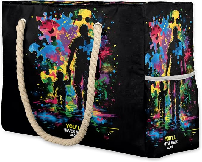 Large Beach Bag with Zipper Beach Bags for Women Water Resistant Swim Pool Bag by Unknown