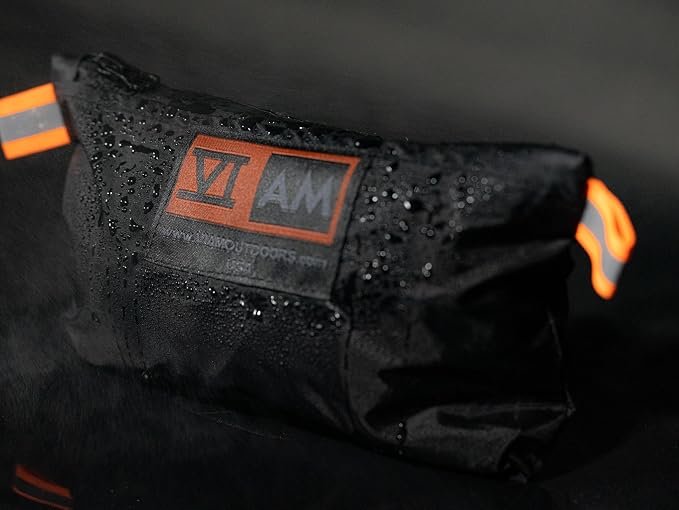 VIAM Outdoors B3's Big Belt Bag Tool Bag Zipper Pouch, Premium Utility Multipurpose Storage Organizer Tool Pouches for Hunting, Camping, Backpacking, Travel - 5pc Black - Image 8