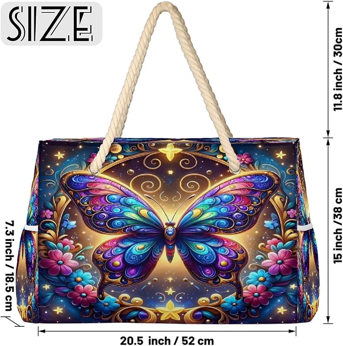 Large Beach Bag with Zipper Beach Bags for Women Water Resistant Swim Pool Bag - Image 3