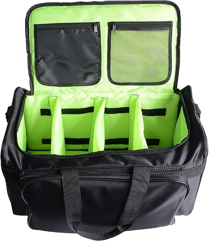 30L Multi-Function Sneaker Bag - Waterproof Duffel with Adjustable 4-Layer Storage and Shoulder Strap for Gym, Travel, and Sports by Qiveno
