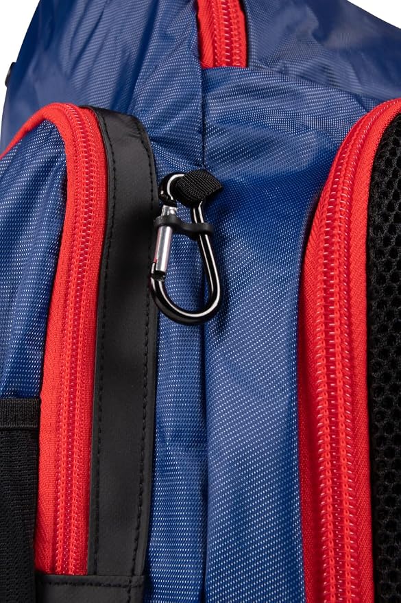 ARENA Spiky III Backpack 45 Swimming Athlete Sports Gym Rucksack Large Training Gear Equipment Swim Bag for Men and Women, 45 Liters, Navy/Red/White - Image 7