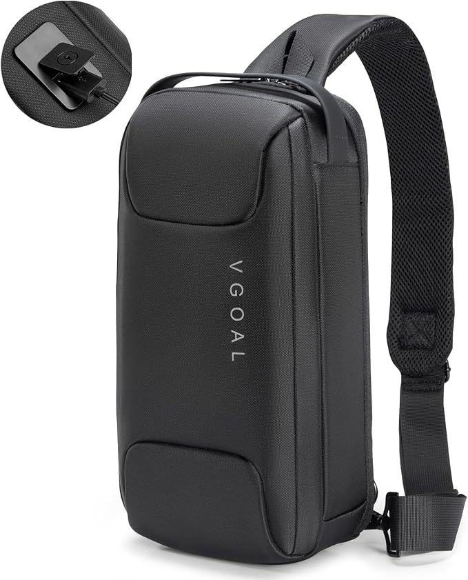 VGOAL Crossbody Bag Sling Bag for Women Men Sling Backpack Mini Backpack Daypack Crossbody for Travel Sport Running Hiking (FG6315-A) by VGOAL