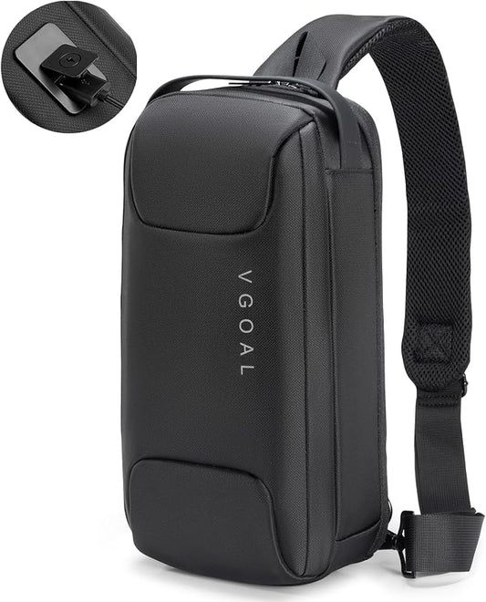 VGOAL Crossbody Bag Sling Bag for Women Men Sling Backpack Mini Backpack Daypack Crossbody for Travel Sport Running Hiking (FG6315-A) by VGOAL