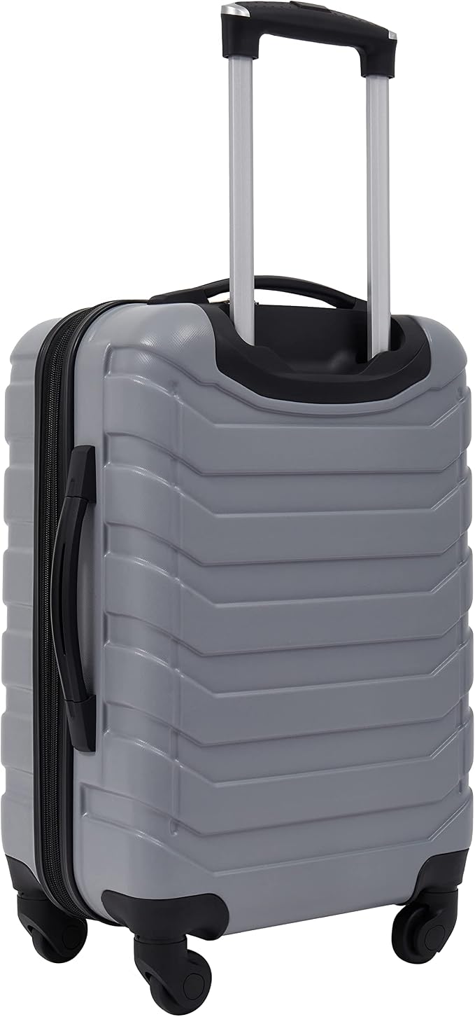 Wrangler 4 Piece Miami Luggage and Packing Cubes Set, Sharkskin - Image 6