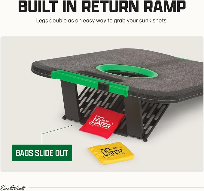 EastPoint Sports Go! Gater Cornhole – Light-Up and Travel Versions – Easy Storage & Light-Weight – Perfect for Outdoor and Indoor Play - Image 5