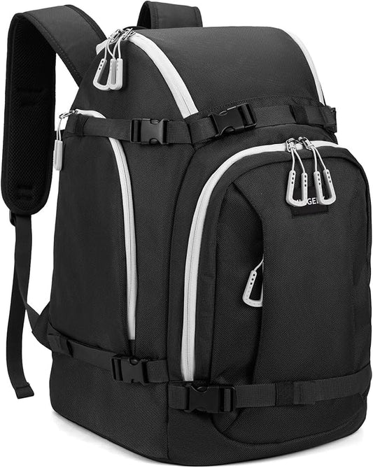 Ski Boot Bag, 50L Ski Boot Travel Backpack for Skis, Snowboard & Accessories, Waterproof Padded Ski Boot Bag Backpack by Unknown
