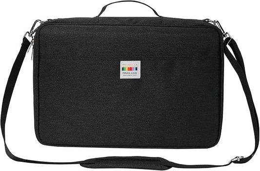 JAKAGO 480 Slots Colored Pencil Case Extra Large Capacity Pen Holder for Artist Painter Zipper Organizer Bag for Marker Highlighter Storage Case for Office Sketch Travel Supplies (Black) by JAKAGO