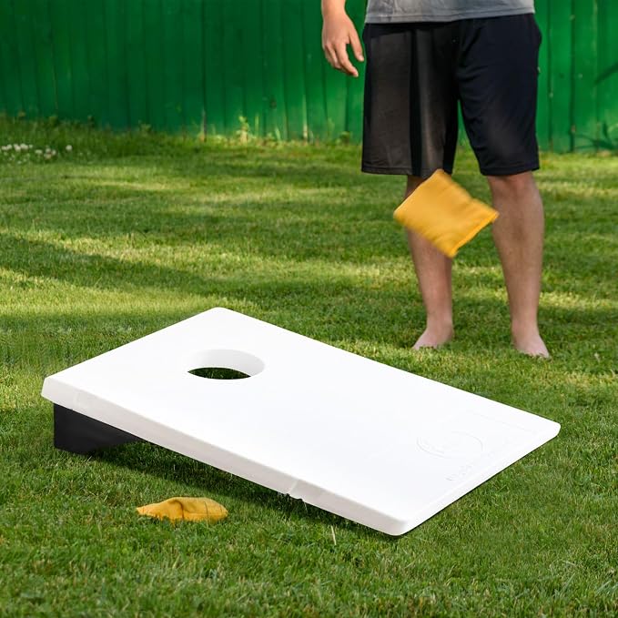 Driveway Games All Weather Corntoss Bean Bag Cornhole Yard Game Set for Indoor and Outdoor Use with 2 Target Boards and 8 Bean Bags - Image 5