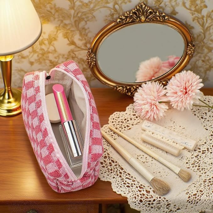 24 PACK Makeup Bags-Bulk Graduation Gifts Bridesmaid Proposal Gifts Makeup Pouch for Wedding Party Favors Bachelorette Party Decorations Toiletry Organizer Bag Cosmetic Case(Pink) - Image 6