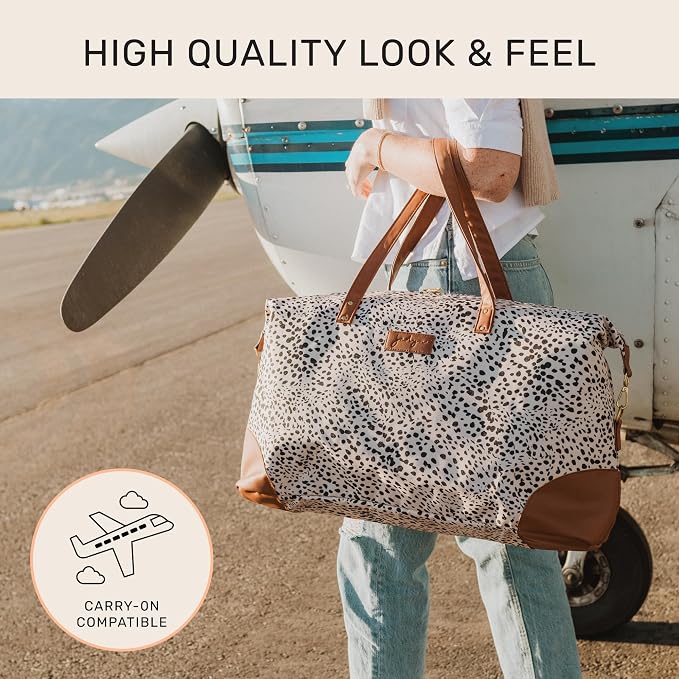 Jadyn Luna Women's Weekender Bag and Travel Duffel, Large 37 Liter Capacity - Image 3