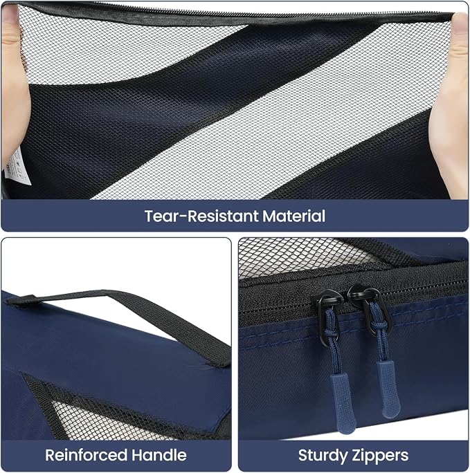 BAGAIL 8 Set Packing Cubes and 6 Set Luggage Packing Organizers - Image 5