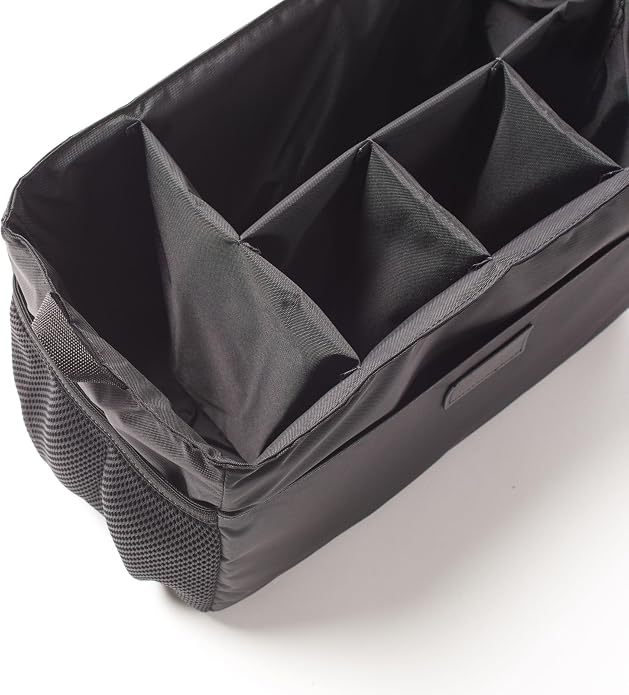 Leatherology Bag Insert Organizer, Water-Resistant Nylon, 5 Insulated Pockets for Tote or Diaper Bag - Image 3