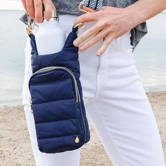 WanderFull Original HydroBag Crossbody Water Bottle Holder with Phone Pocket, Fits Water Bottles up to 32 oz - Image 2