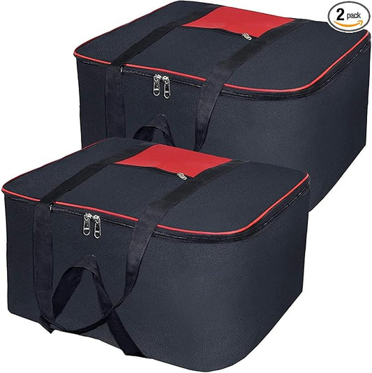 KIVYA underbed storage bags for clothes organiser blanket covers for wardrobe / closet oranizer , Nylon - Set of 2 by Unknown