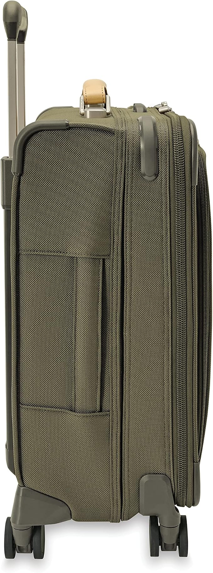 Briggs & Riley 21" Global Carry On Expandable Spinner - Luggage for International Travel, Suitcases with Wheels, Softside Rolling Bag for Men & Women, Self-Repairing Zipper- Baseline Collection, Olive - Image 16