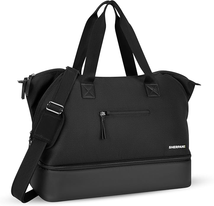 Sherpani Boston, Anti Theft Weekender Bags, Travel Duffel Bag, Carry On Tote Bag with Removable Shoe Bottom Compartment - Image 4