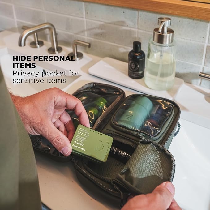 NOMATIC Toiletry Bag for Trips - Great for Travel Size Toiletries - Travel Essentials Wash Bag - Travel Makeup Bag - Image 8