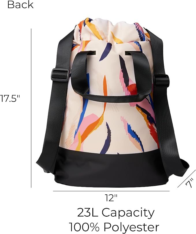 VOORAY 23L Flex Cinch Drawstring Backpack – Lightweight Travel Bag, Weekender & Sports Gym Bag for Women and Men - Image 3
