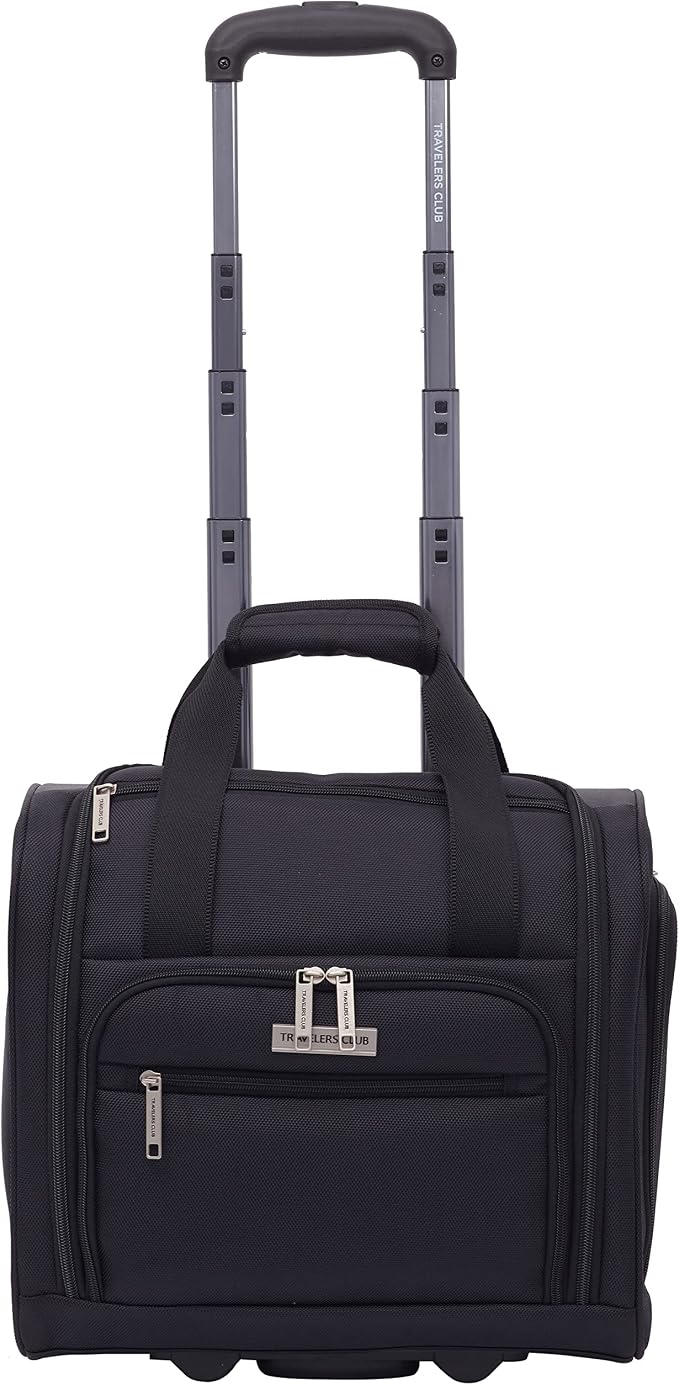 Travelers Club 14 Piece Riddock Luggage and Travel Accessories Set, Black - Image 4