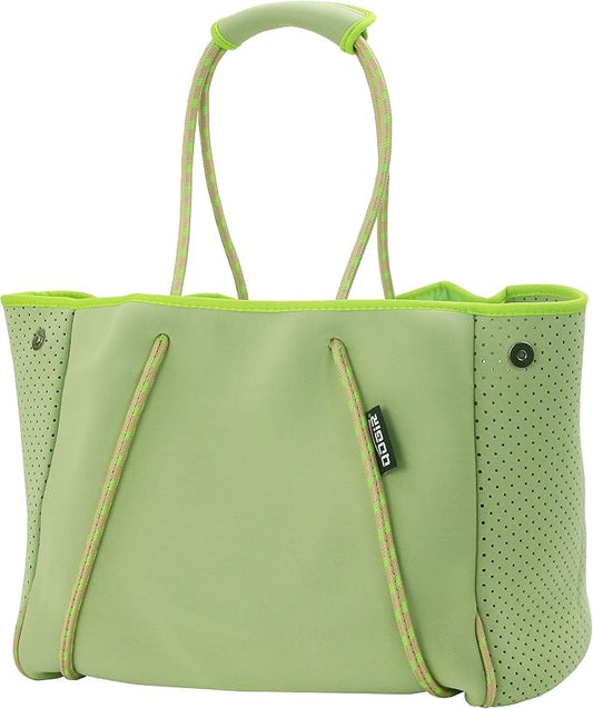QOGiR Neoprene Multipurpose Beach Bag Tote with Inner Zipper Pocket … … … … by QOGiR