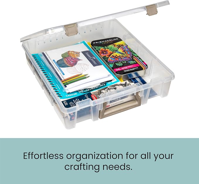 ArtBin Super Satchel Double Deep 3-Pack Portable Craft Organizers with Handles, [3] Plastic Storage Cases for Art & Craft Supplies - Image 7