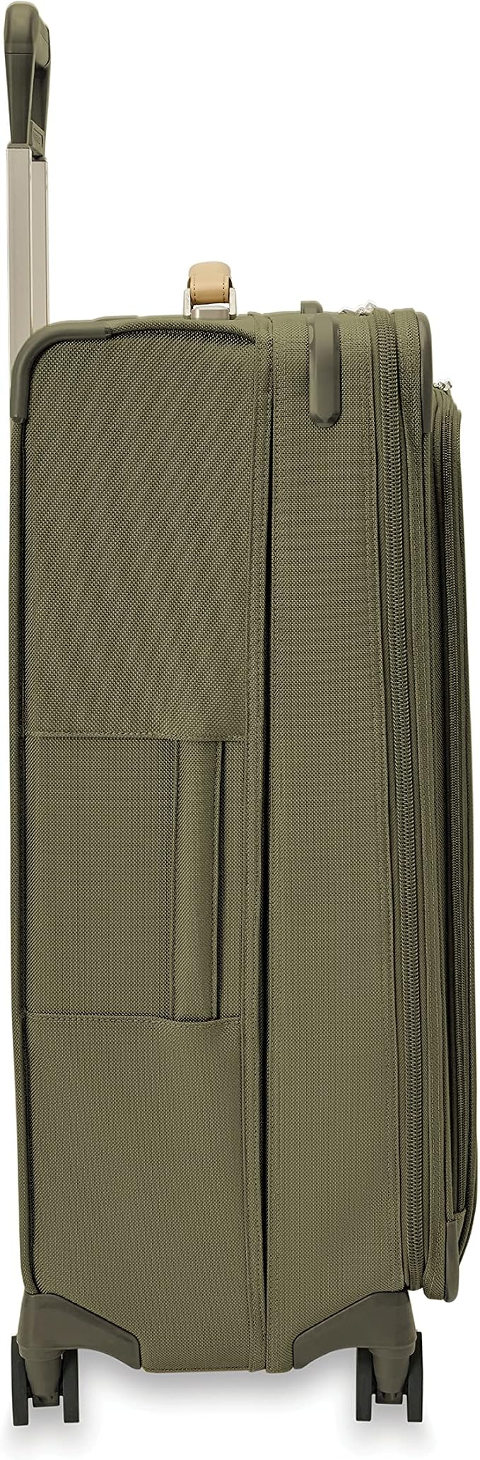 Briggs & Riley 29" Large Expandable Spinner - Checked Luggage for Travel, Suitcases with Wheels, Softside Rolling Bag for Men & Women, Self-Repairing Zipper - Baseline Collection, Olive - Image 14