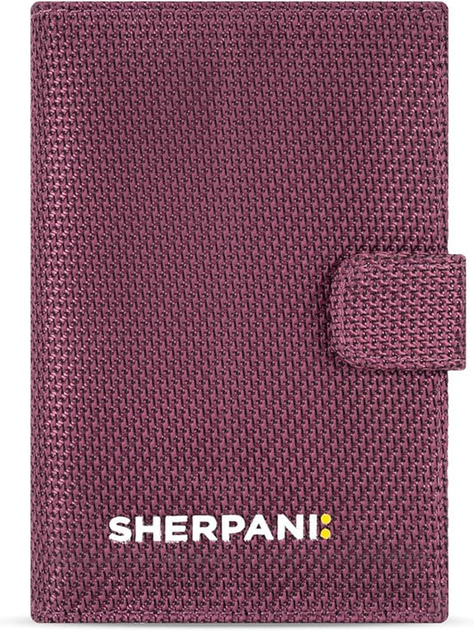 Sherpani Vienna, RFID Blocking Passport Holder, Travel Passport Cover Wallet, Travel Documents Organizer Protector, Travel Gift (Smoky Orchid) by SHERPANI