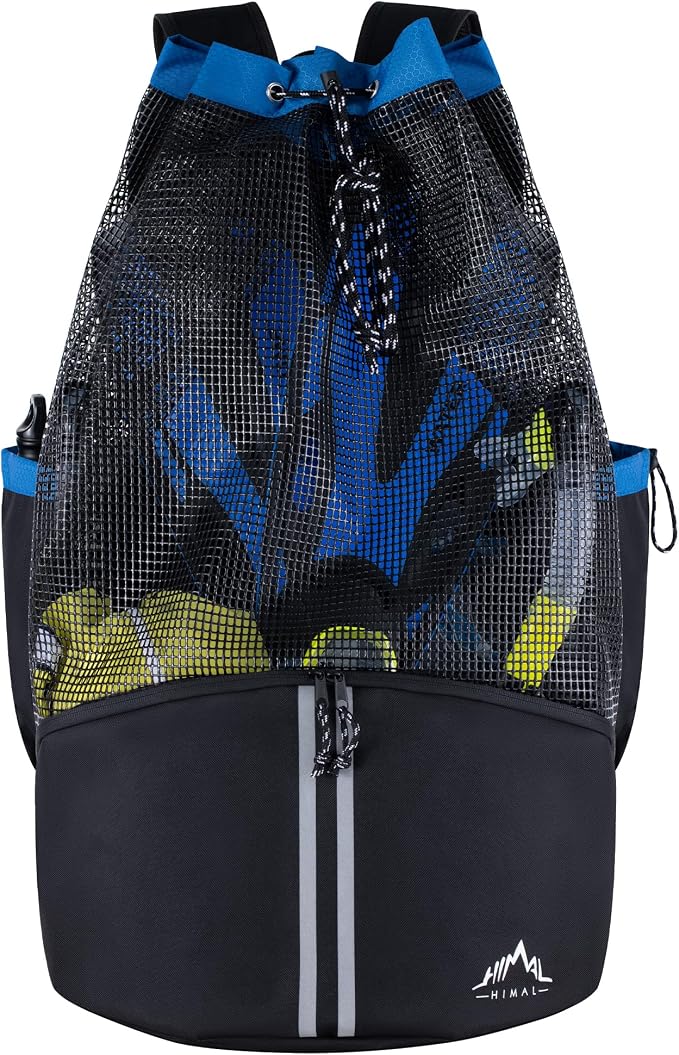 GoHimal XL Mesh Dive Bag for Scuba Diving & Snorkeling Gear | For Snorkel, Fits Long Fins, Mask Holder, Lightweight, Quick Dry by Gohimal