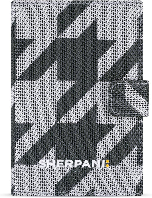 Sherpani Vienna, RFID Blocking Passport Holder, Travel Passport Cover Wallet, Travel Documents Organizer Protector, Travel Gift (Houndstooth) by SHERPANI
