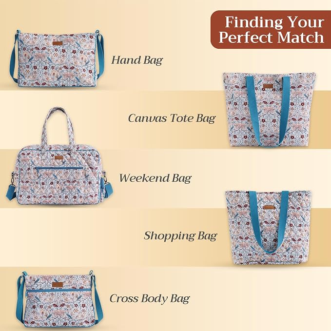 Maison d' Hermine Backpack for Women Men Cotton Shoulder Multipurpose Rucksack with Small Pouch Lightweight Multi Pocket Bag for Travel Work Beach Perfect for Spring Summer (Morris Play) - Image 8