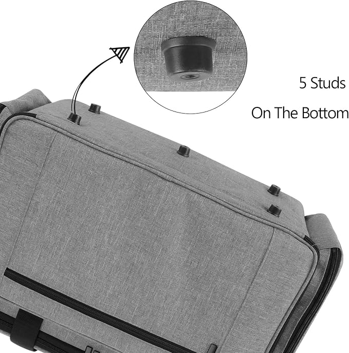 LUXJA Sewing Machine Case with Removable Padding Pad, Gray | Travel Case for Most Standard Sewing Machines & Accessories, Bag Only - Image 5