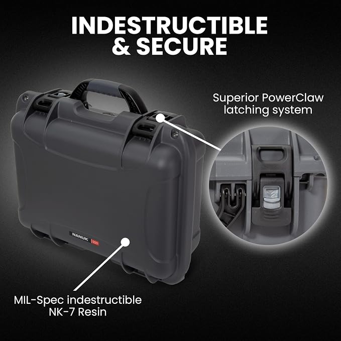 NANUK 920 Pro Photo Kit – Waterproof Travel Camera Hard Case with Padded Dividers & Lid Organizer, 16.7” x 13.4” x 6.8”, Dustproof & Impact-Resistant, Airline Carry-On Approved – Graphite - Image 2