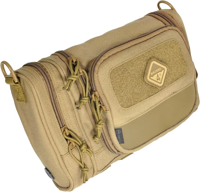 Hazard 4 Reveille Rugged Grooming Kit/Heavy-Duty Toiletry Bag, Coyote by Hazard4