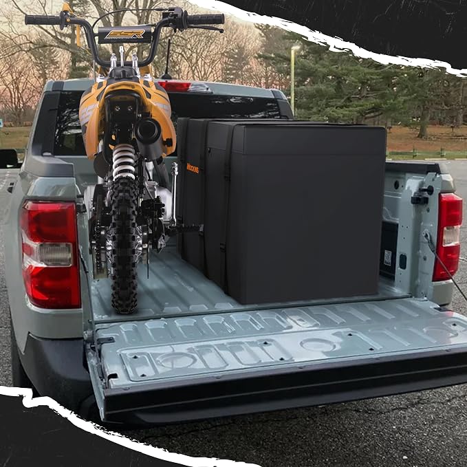 Mockins 40 CuFt XXL Trailer Hitch Cargo Carrier Bag w/Straps, Lock & Case | 70"x30"x33" Waterproof Cargo Bag for Hitch Carrier | All-Weather Abrasion-Resistant Vinyl Vehicle Soft-Shell Carriers - Image 6