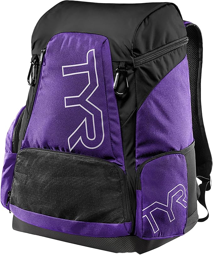 Alliance Backpack TYR Wet/Dry Athletic Gym and Pool Bag for Men and Women - Separate Wet/Dry Compartments, 45L Capacity, Ergonomic, Water-Resistant - Available in Team Colors by TYR