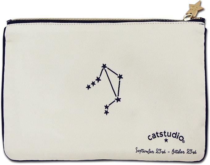 Catstudio Astrology Zipper Pouch, 5x7 Travel Toiletry Bag, Makeup Bag, Dog Treat Pouch, or Travel Purse - Image 2