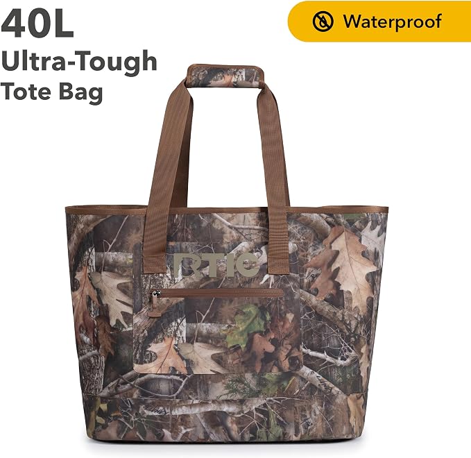 RTIC Ultra-Tough Tote Bag, Waterproof for Beach, Pool, Towel, Grocery, Shopping, Heavy-Duty, Puncture Resistant - Image 4